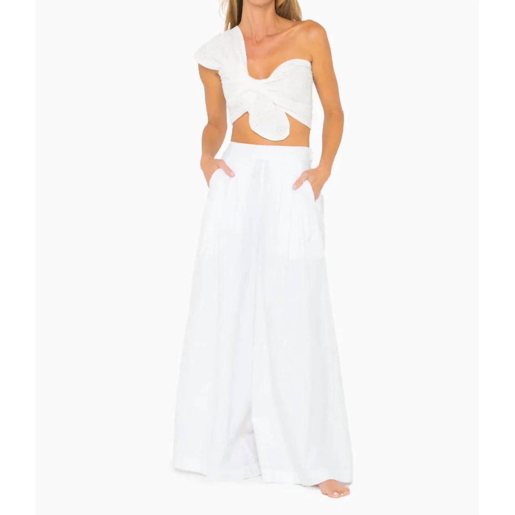 New Jbq Harper Pants In White